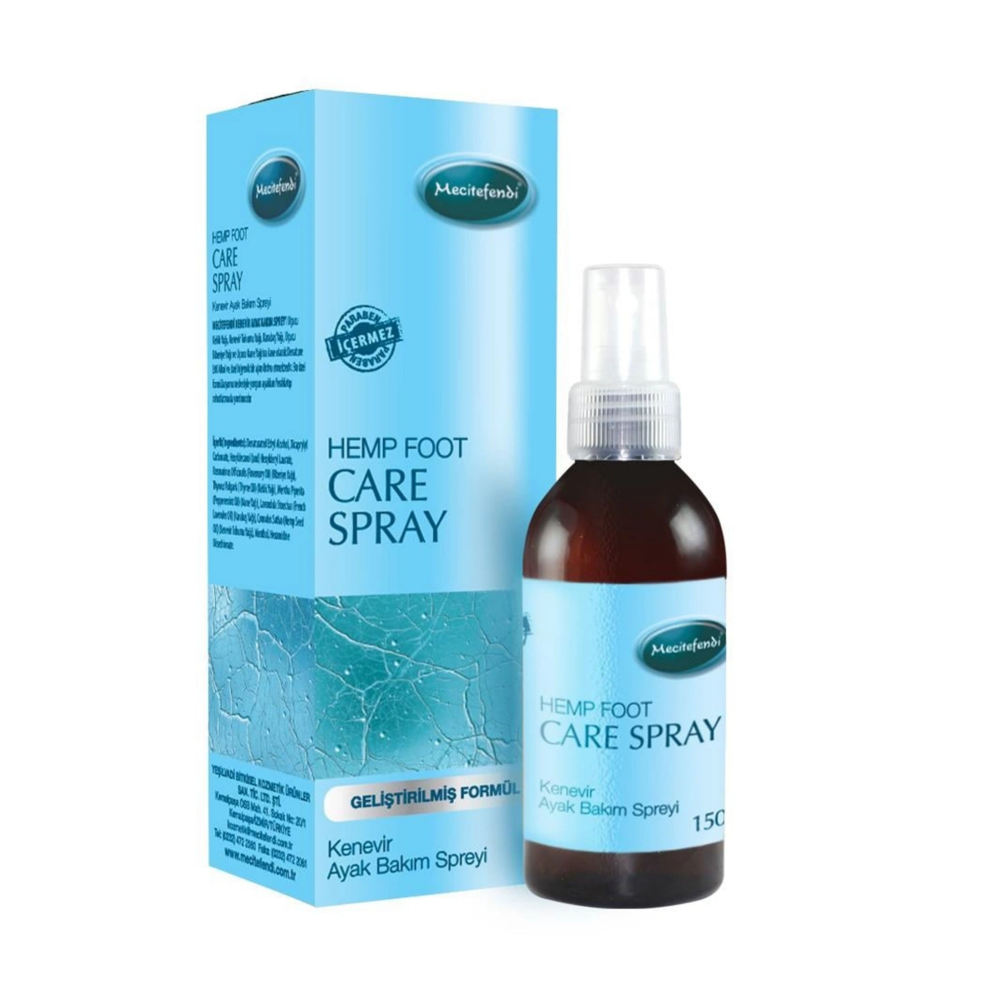 Mecitefendi Kenevir Ayak Bakım Spreyi 150 Ml