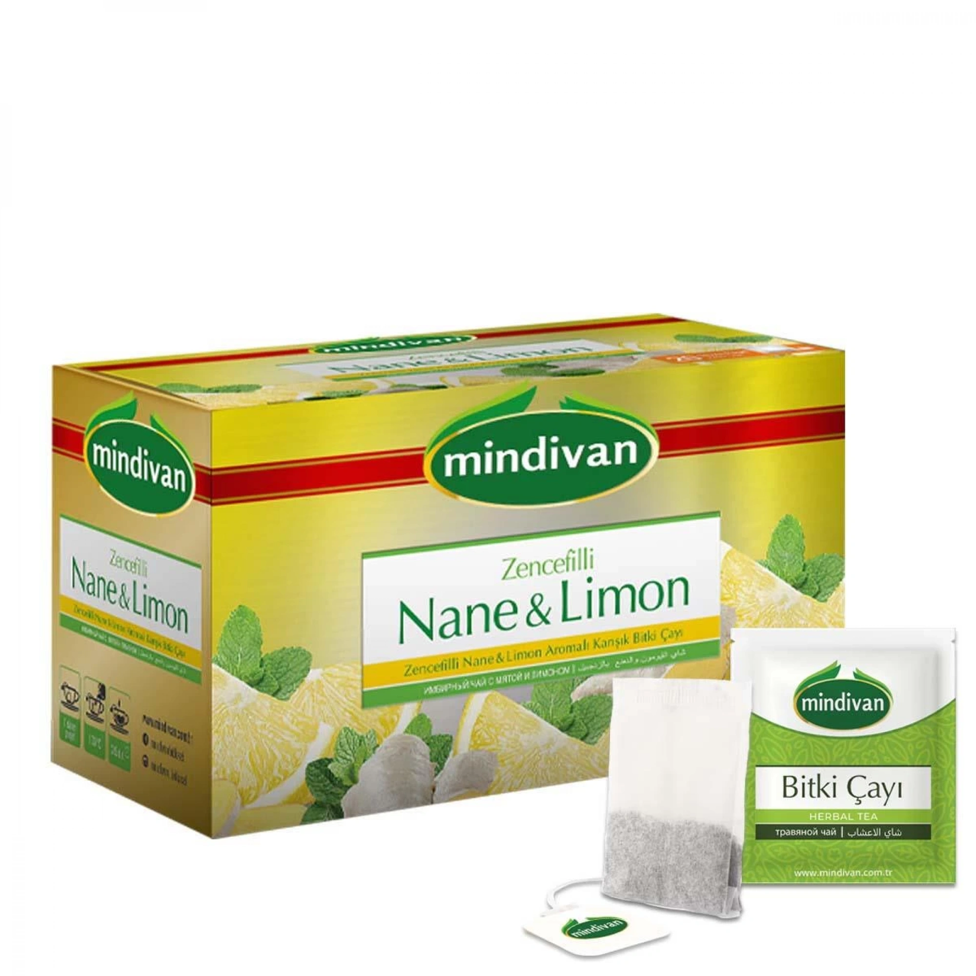 Nane Limon Zencefil Çayı 20li