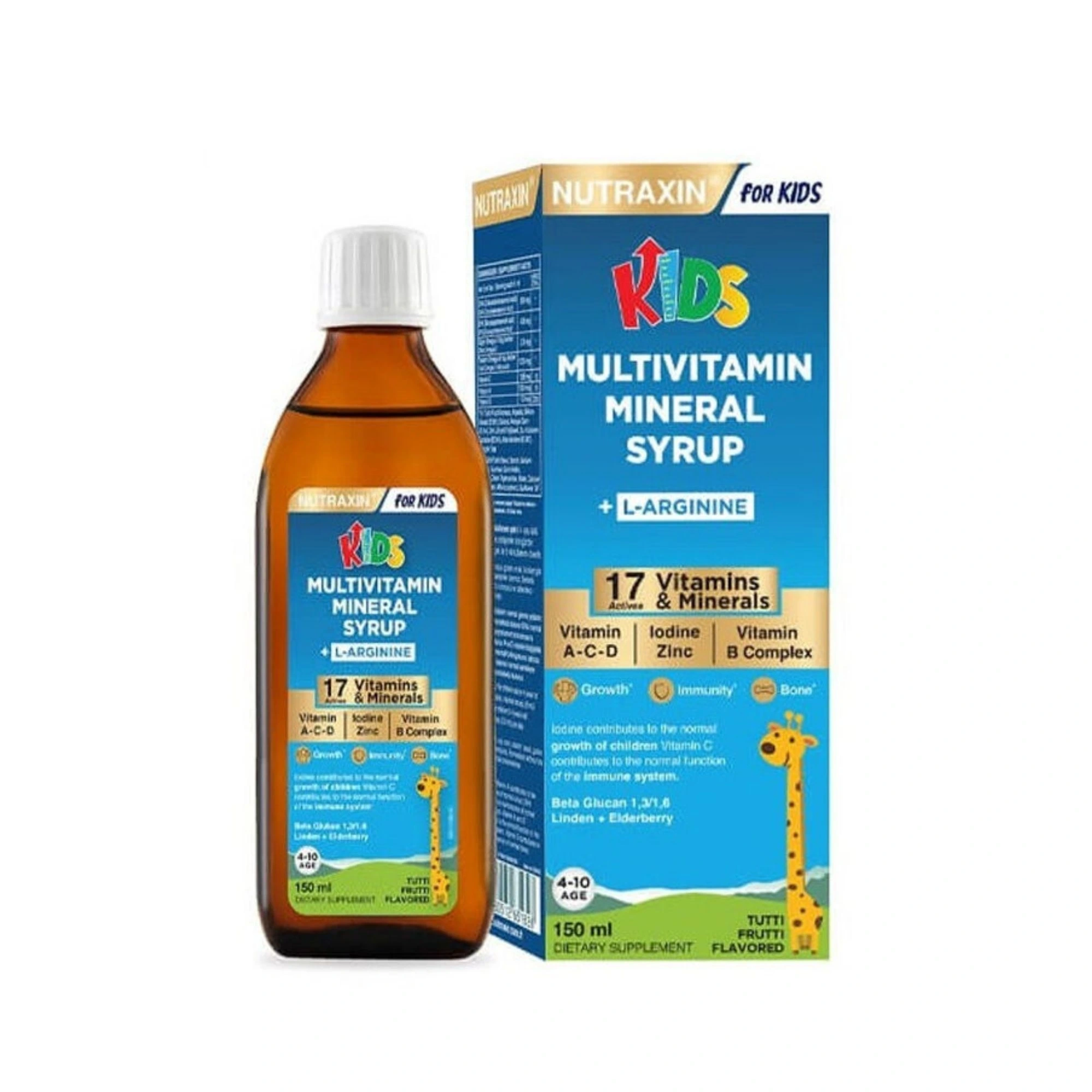 Nutraxin Kids Multivitamin Mineral Şurup 150 ml
