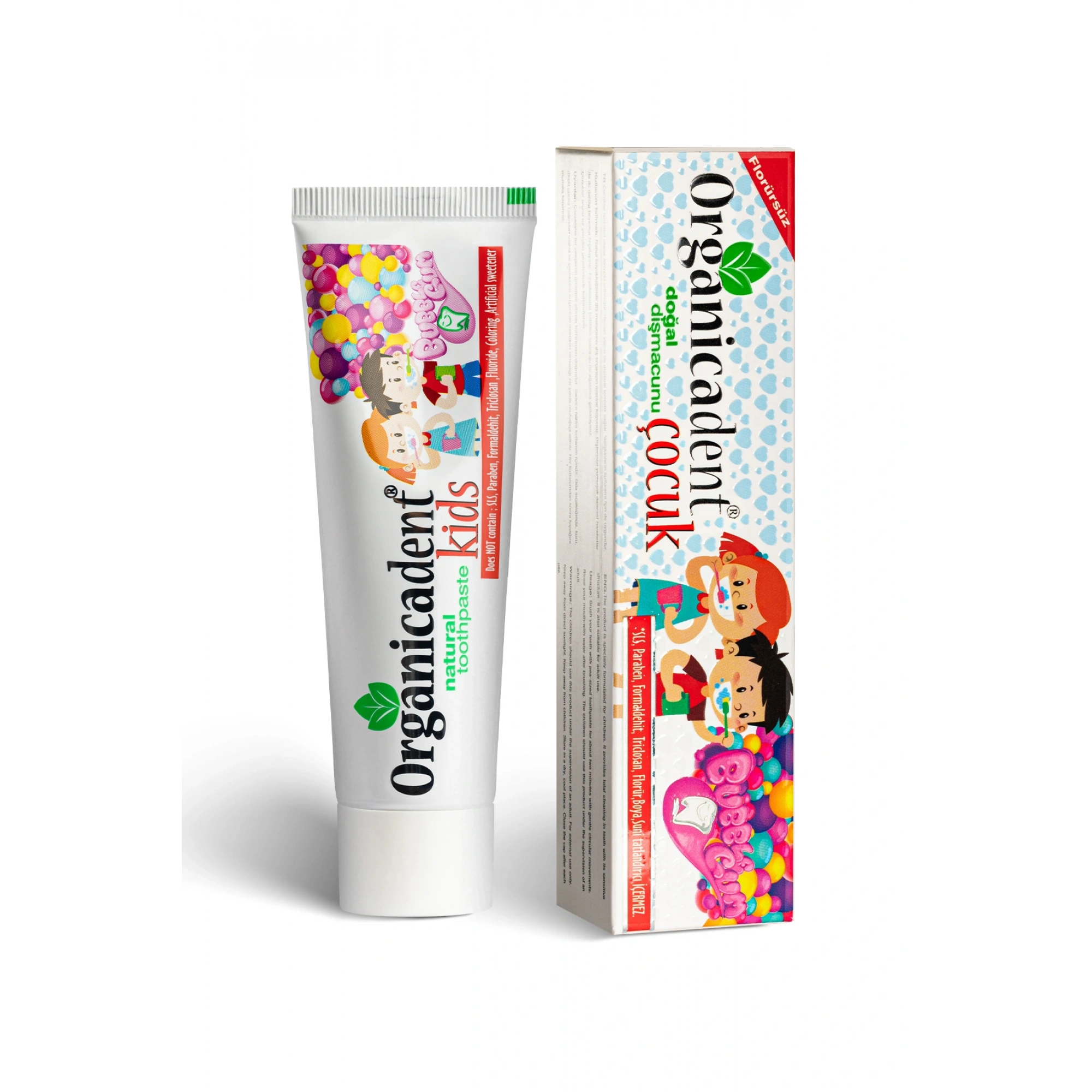 Organicadent Doğal Çocuk Diş Macunu 50 Ml - GİMDES Sertifikalı ve Florürsüz