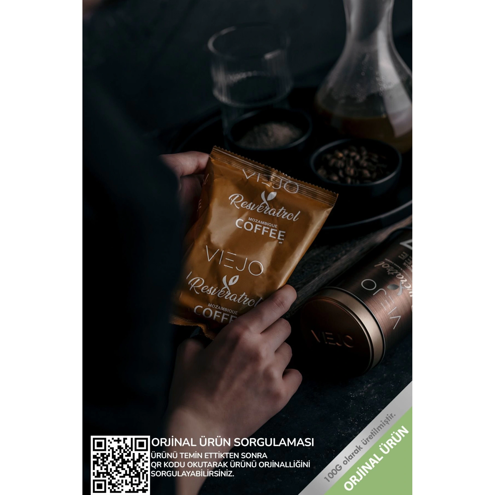 Resveratrol İçeren Mozambik Kahvesi