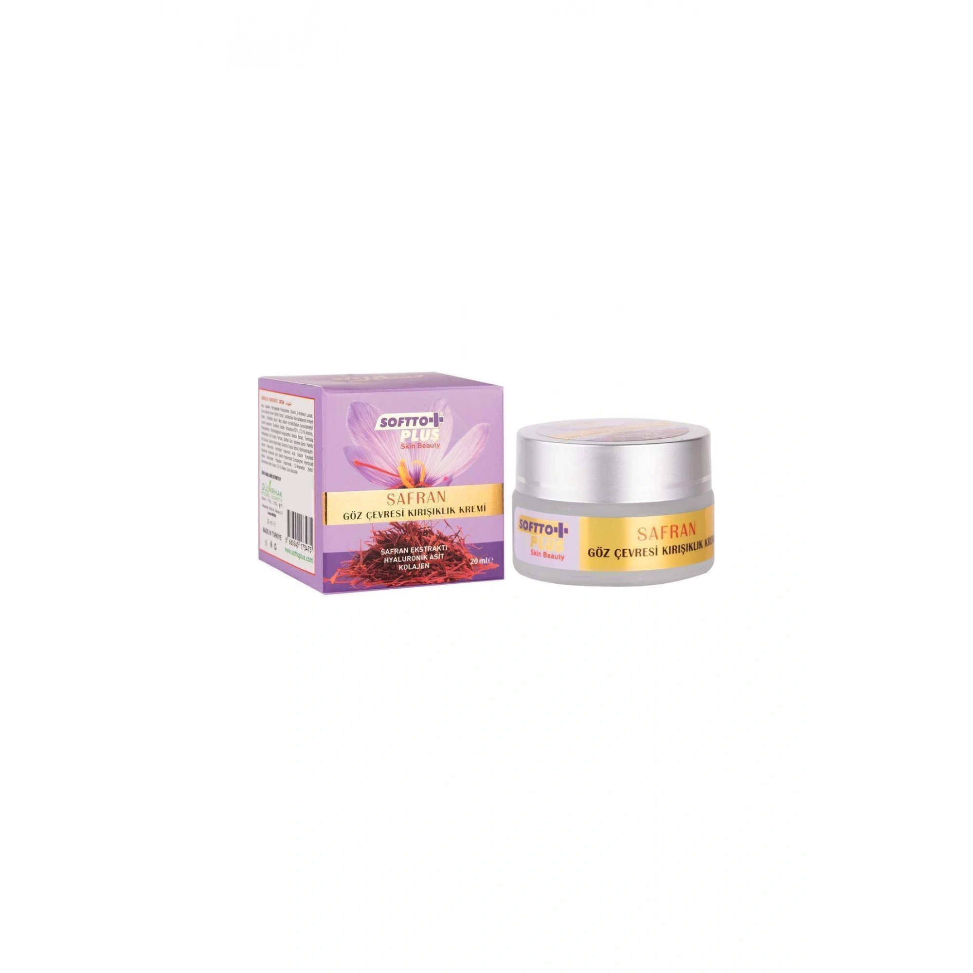 Softto Plus Safran Göz Çevresi Kırışıklık Kremi 20 Ml