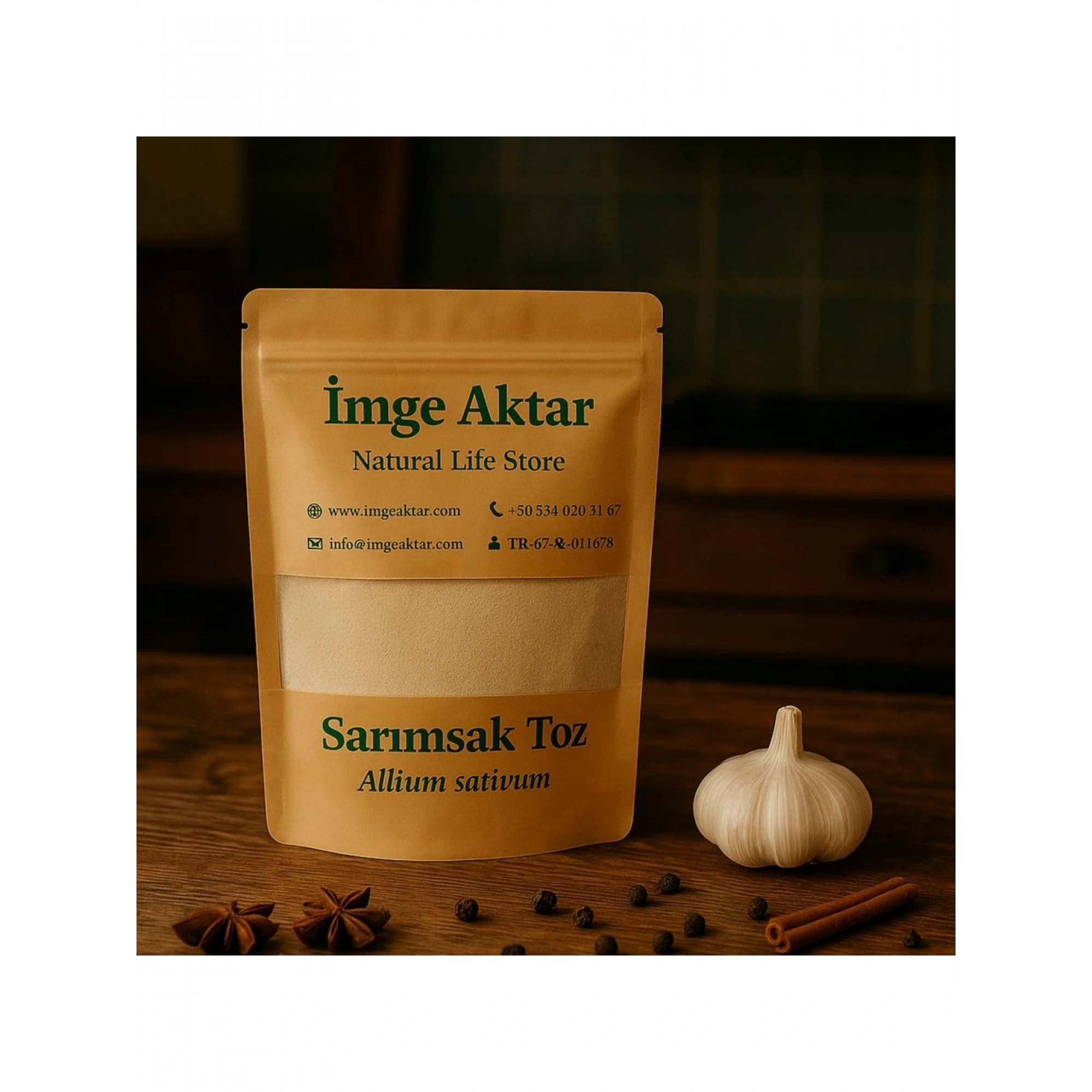 Sarımsak Toz (Allium Sativum) 100 Gram