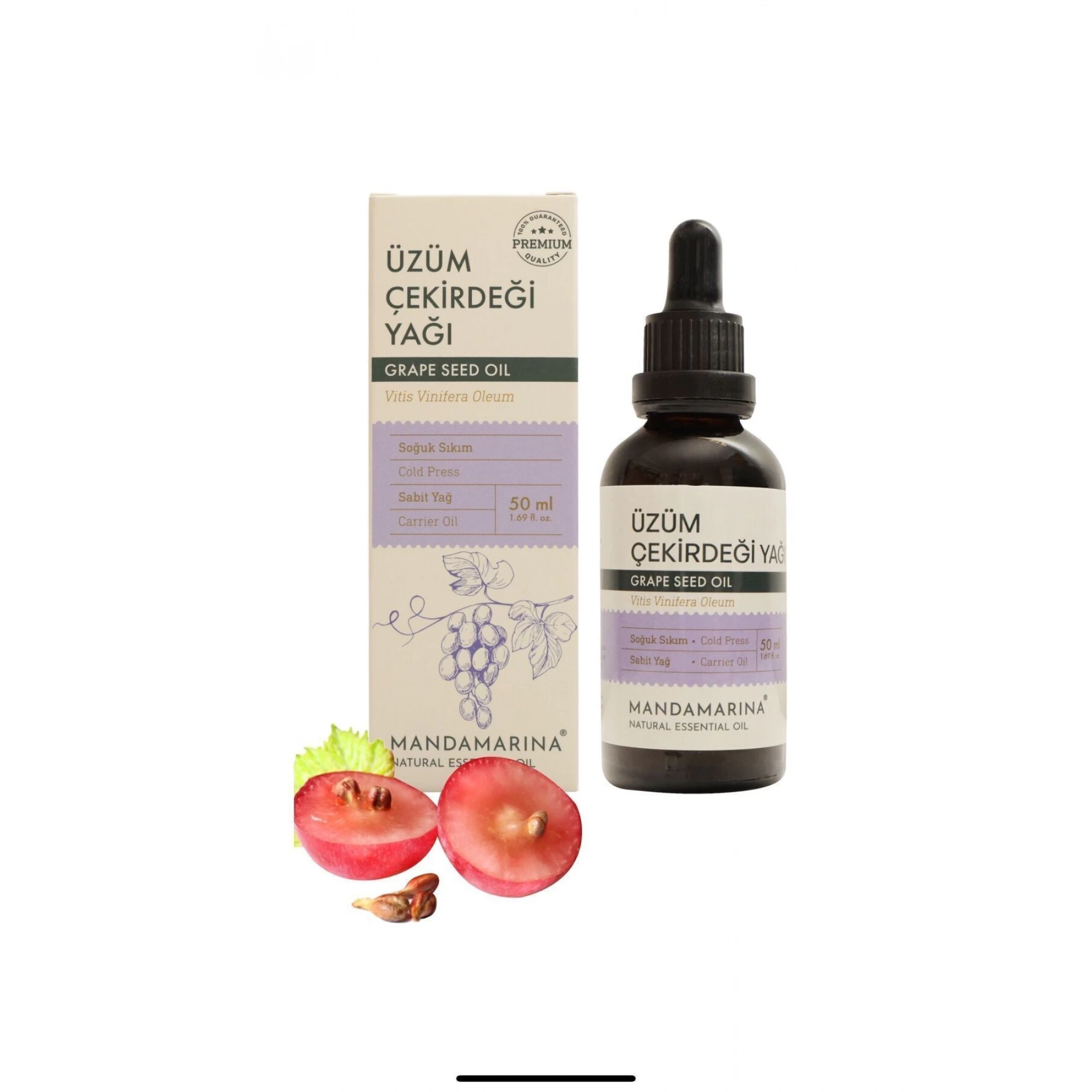 Üzüm Çekirdeği Yağı 50 Ml