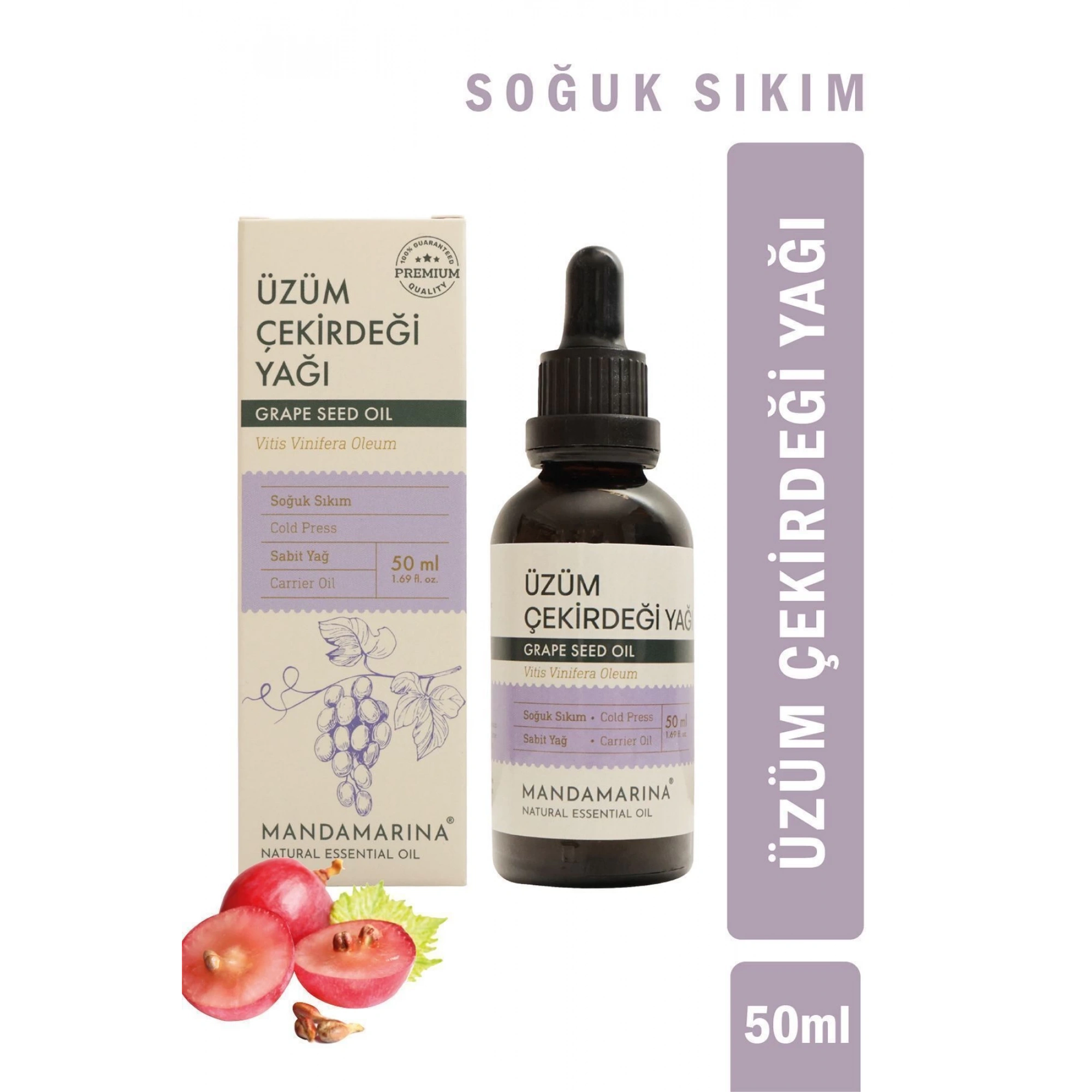 Üzüm Çekirdeği Yağı 50 Ml