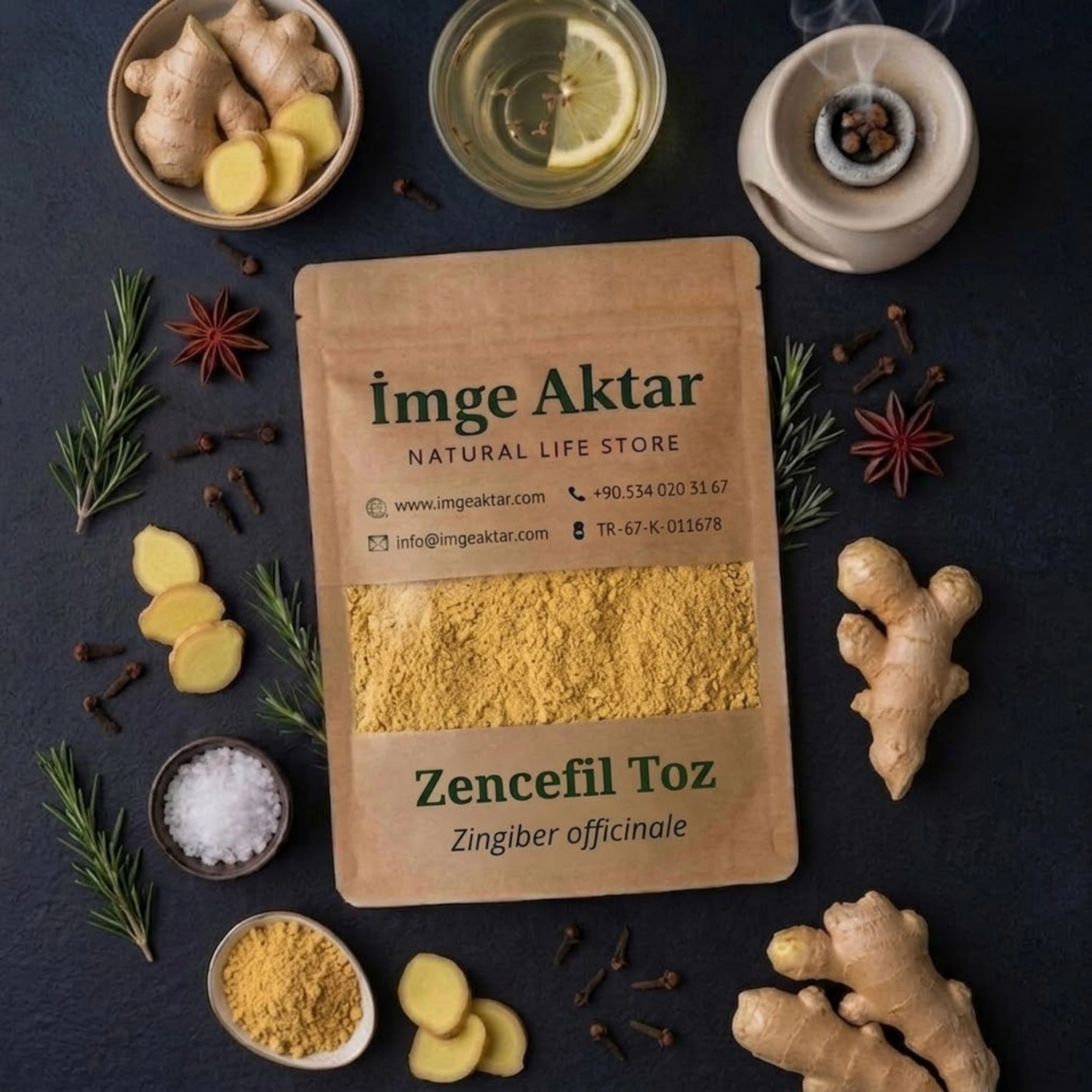 Zencefil Toz 100g