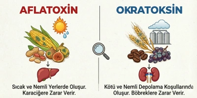 Okratoksin ve Aflatoksin Farkı Nedir?