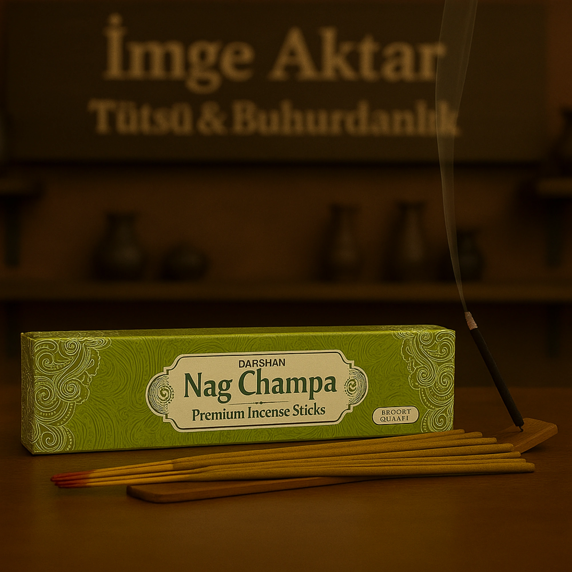 Darshan İncense Nag Champa Naturel Rain Forest Çubuk Tütsü 15g