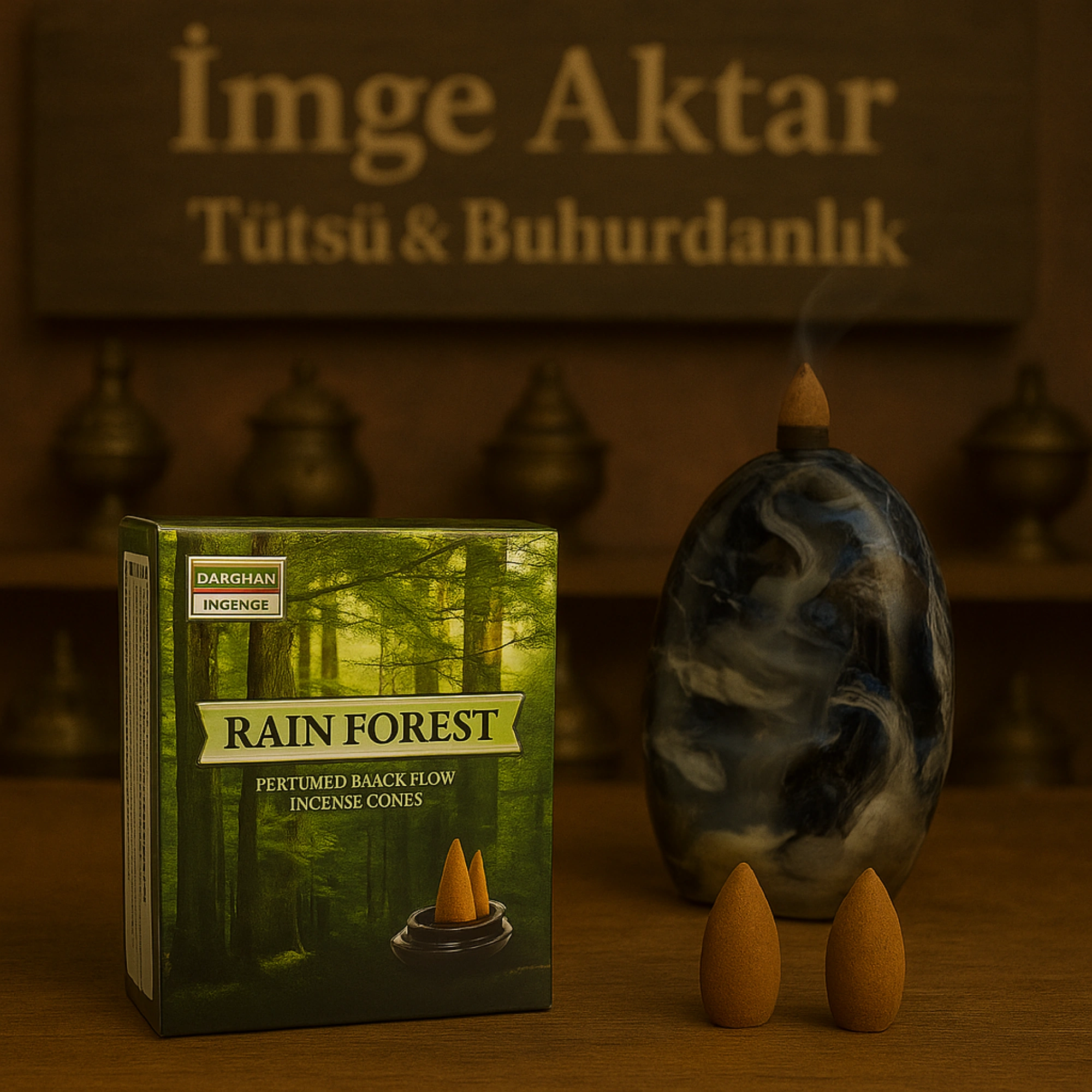 Darshan İncense Rain Forset Geri Akış Tütsü 10 Adet