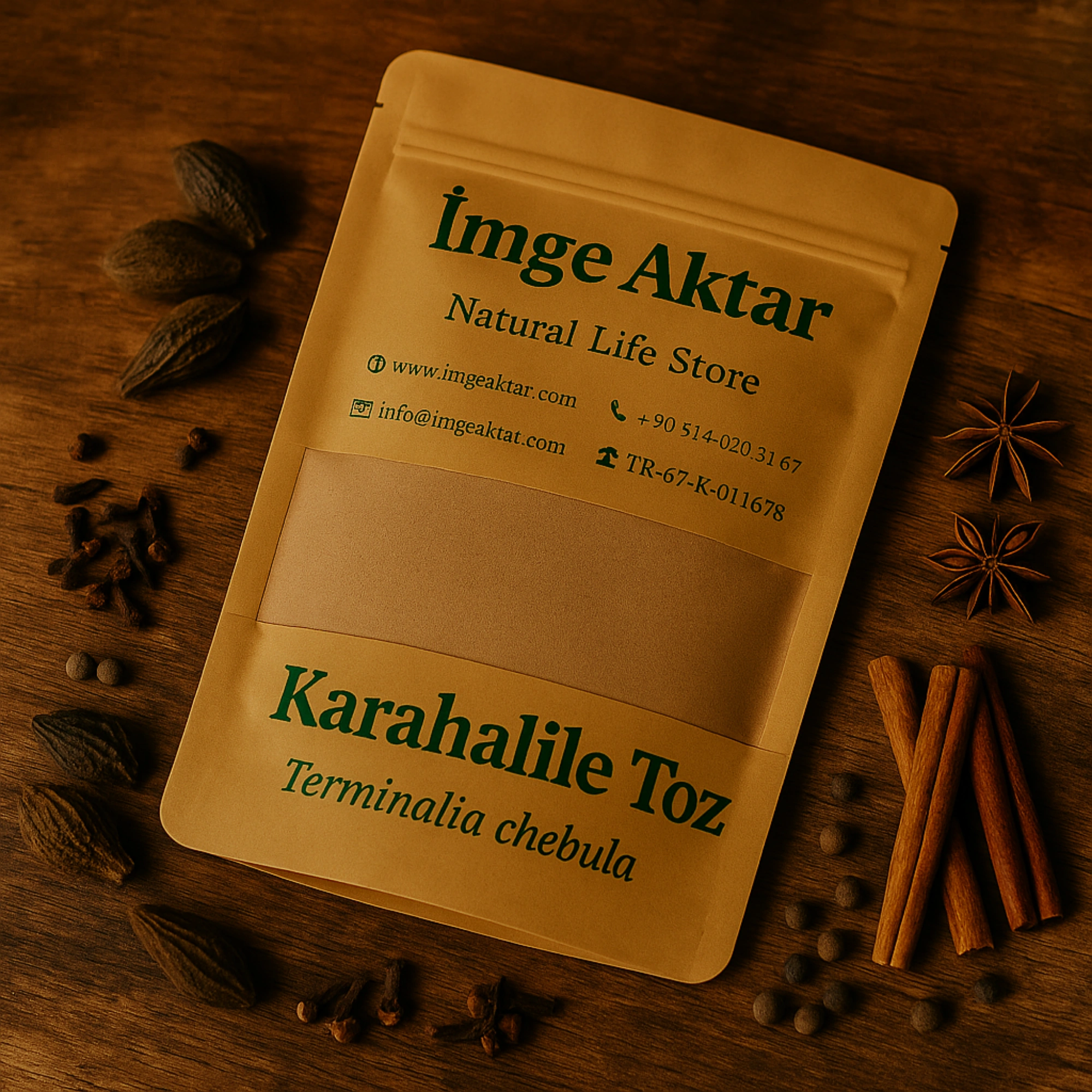 Karahalile Toz 100g