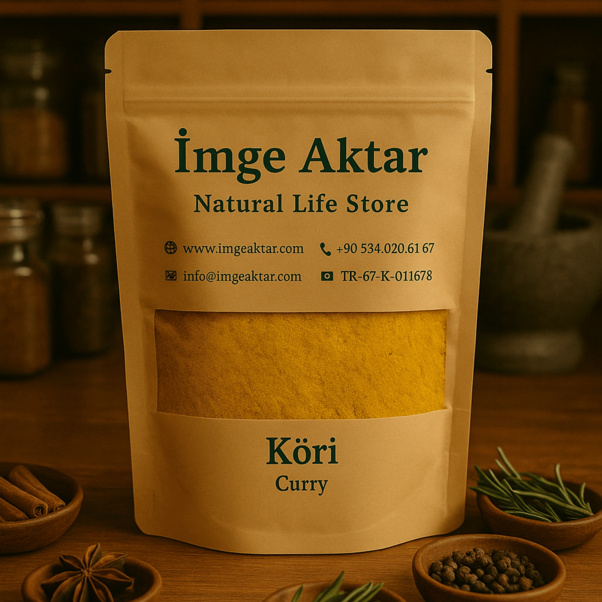 Köri Baharatı (Özel Karışım) - Hint Usulü 100g