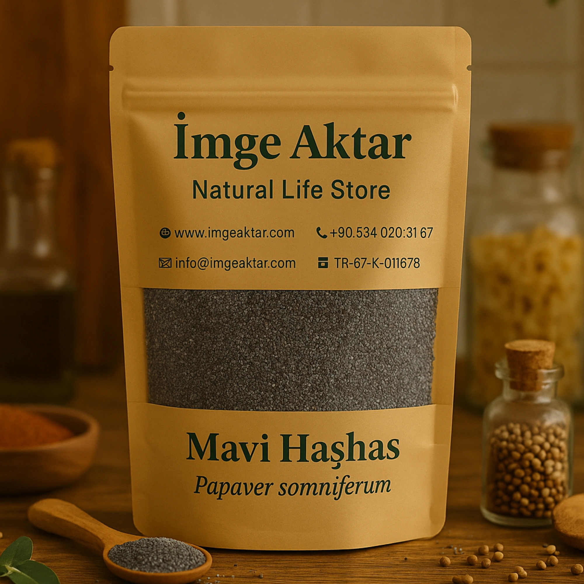 Mavi Haşhaş 100g