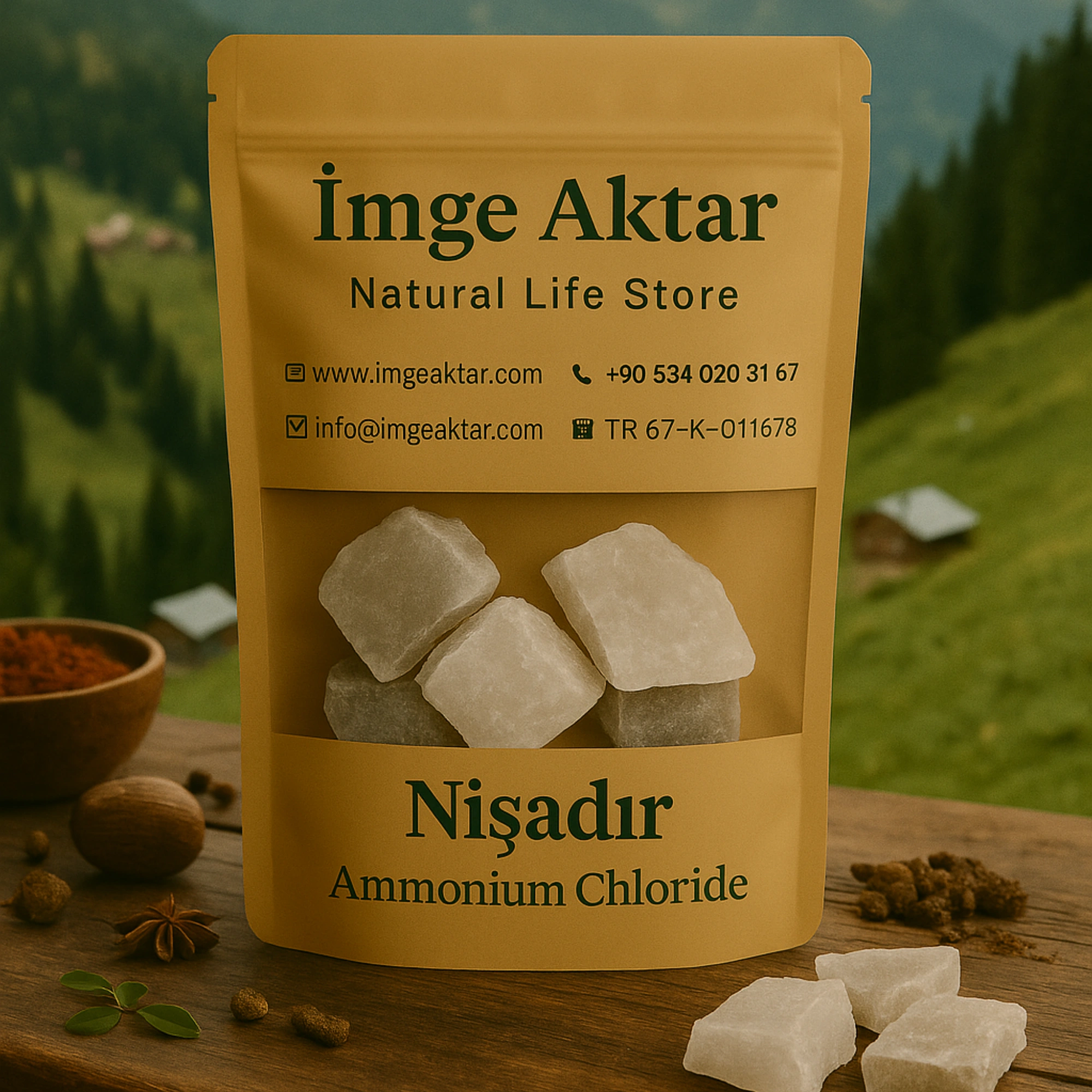 Nişadır (Amonyum Klorür) - Kristalize Lehim ve Kalay Tuzu 50g