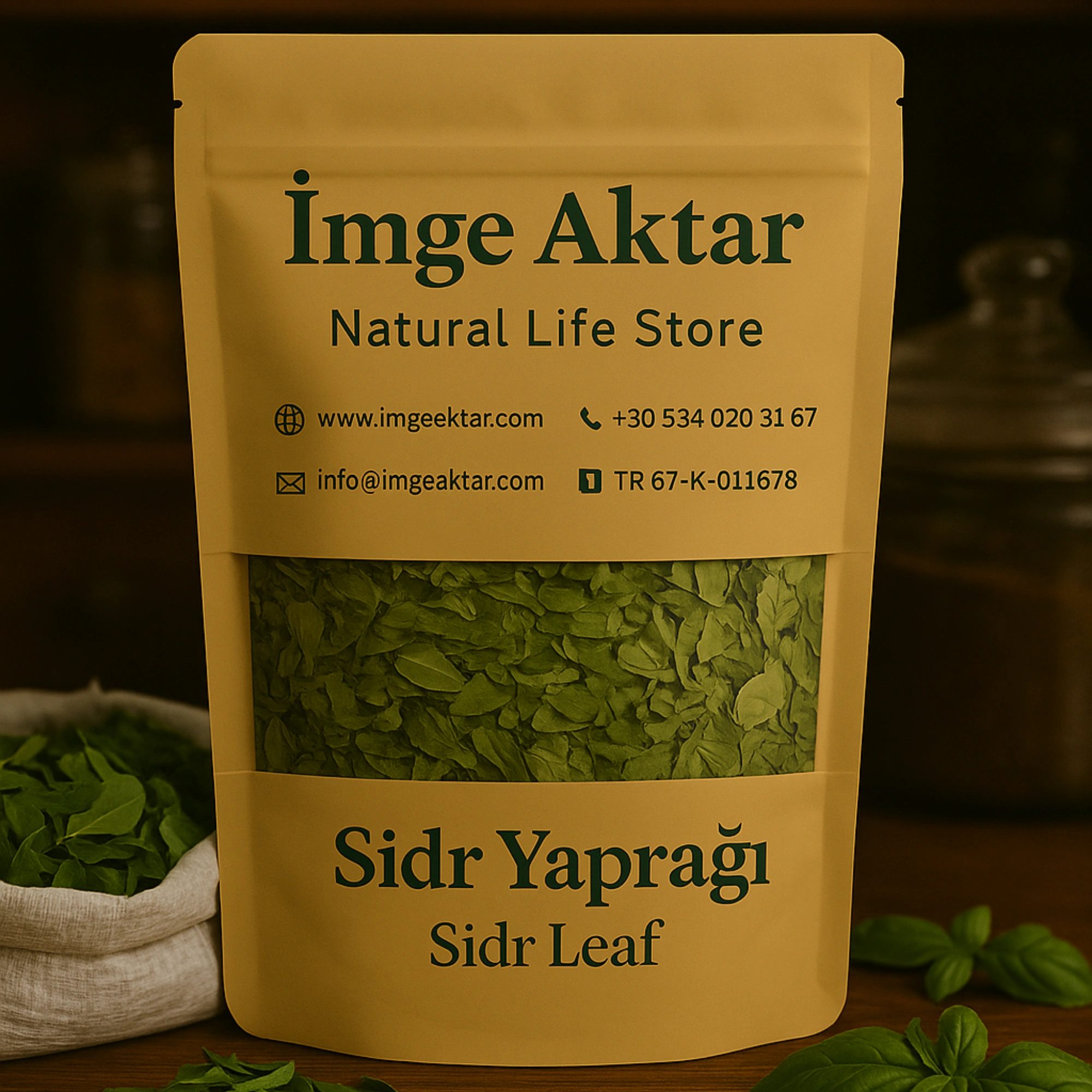Sidr Yaprağı Arabistan Kirazı Orijinal 25g