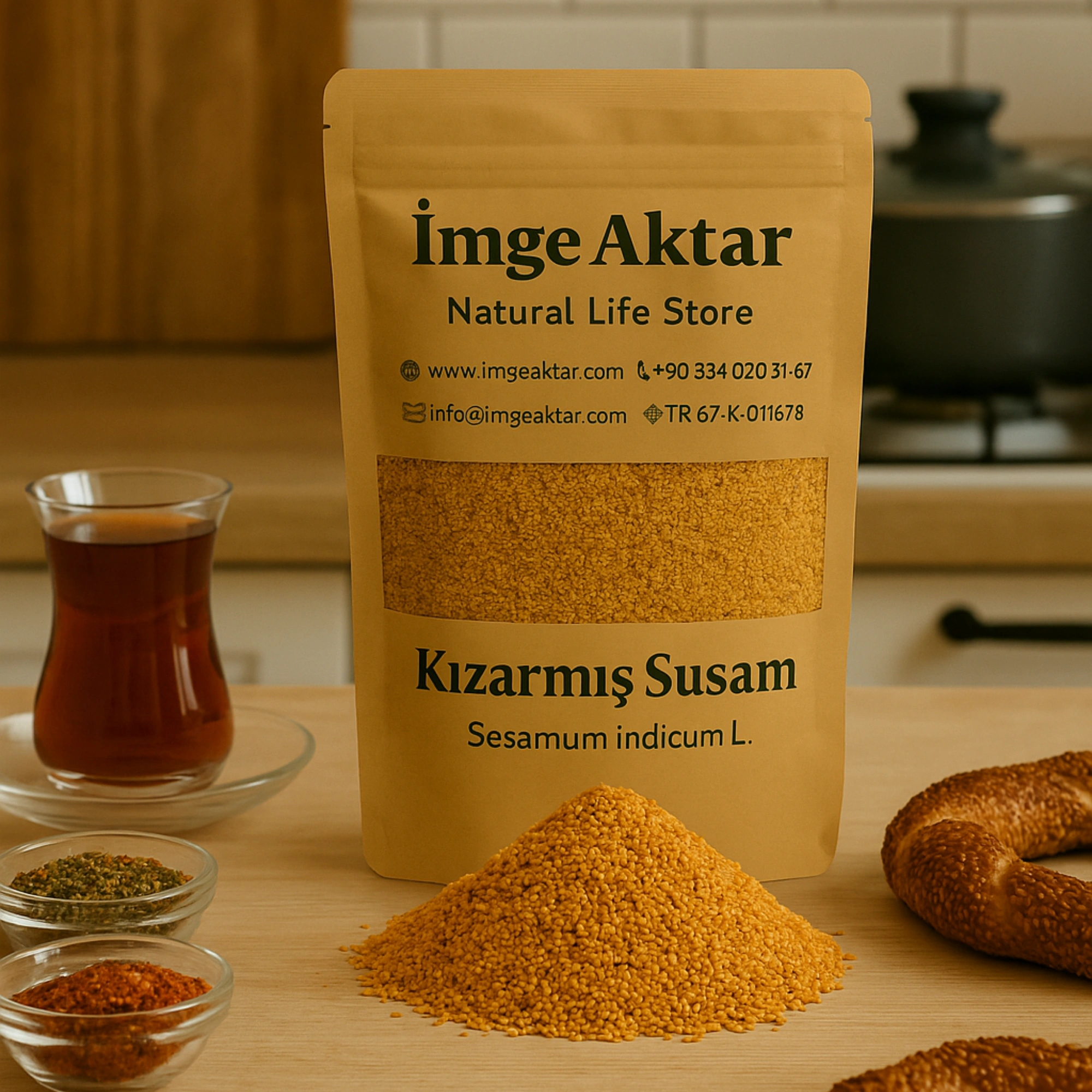 Simitlik Susam Kavrulmuş Susam 100g