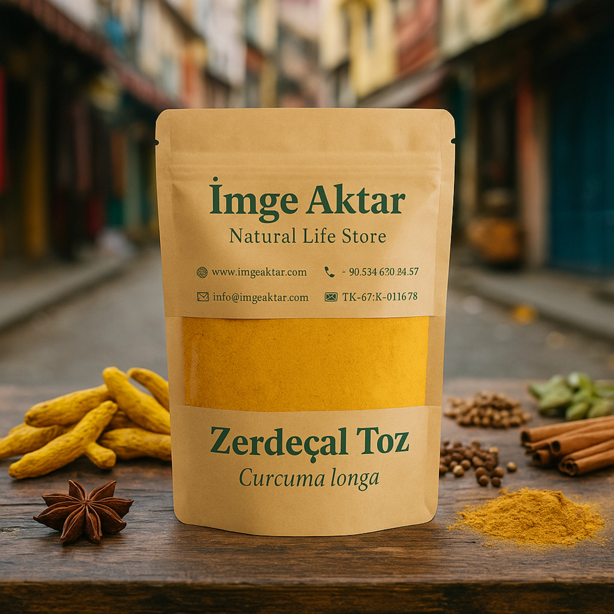 Zerdeçal Toz (Curcuma Longa) 100 Gram