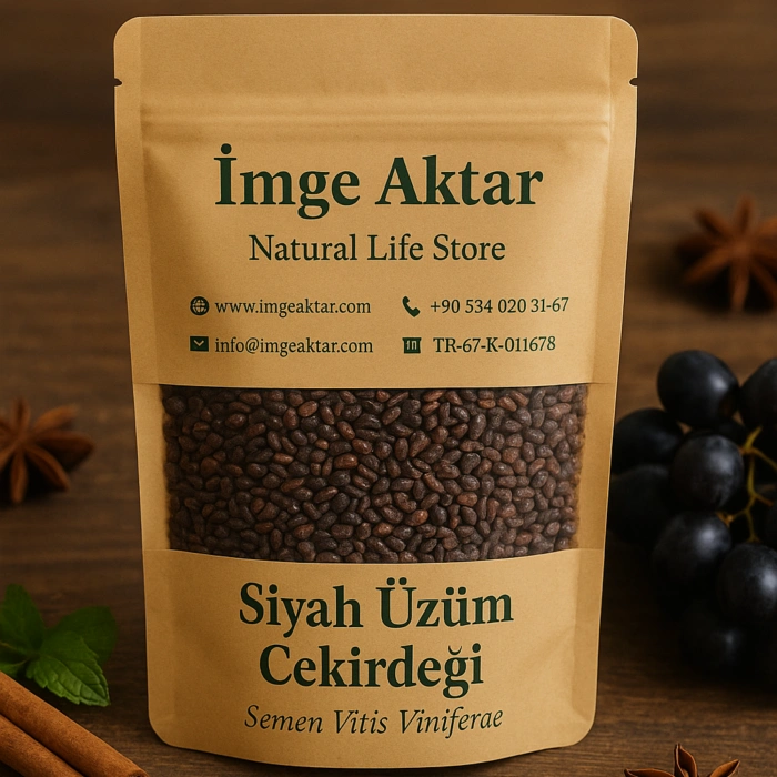 Siyah Üzüm Çekirdeği Tane 100g