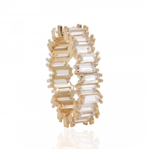 Sarı Altın Baget Tamtur Kadın Alyans