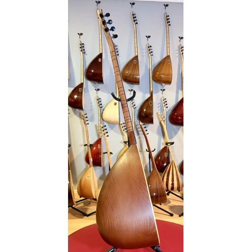 Oyma Dut Uzun Sap Profesyonel Bağlama