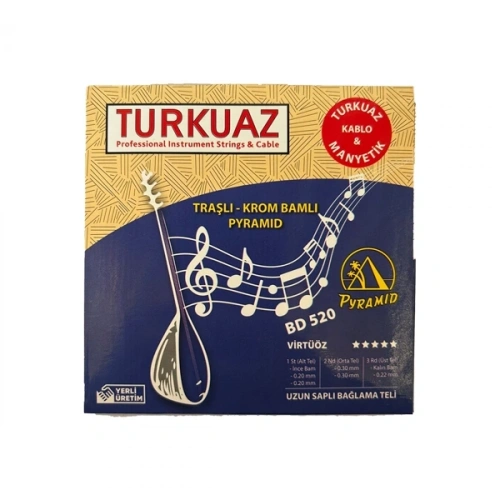 Turkuaz BD520 Bağlama Teli(Uzun Sap)