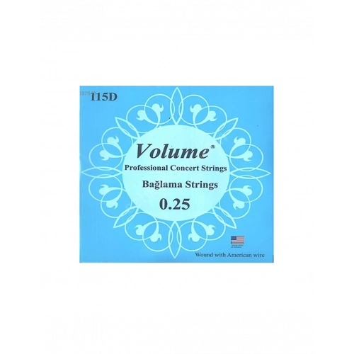Volume 0.25 Divan Bağlama Teli
