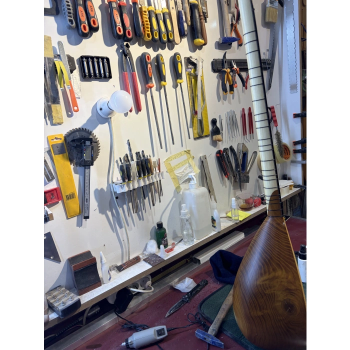 Oyma Uzun Sap Dede Sazı