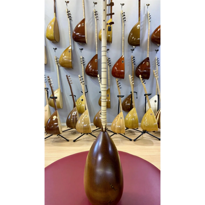 Uzun Sap Oyma Dut Bağlama