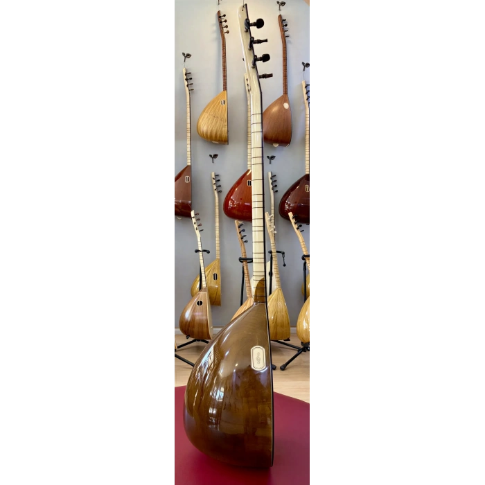 Oyma Dut Bağlama Profesyonel Uzun Sap