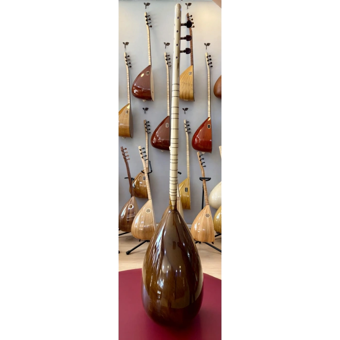 Oyma Dut Bağlama Profesyonel Uzun Sap