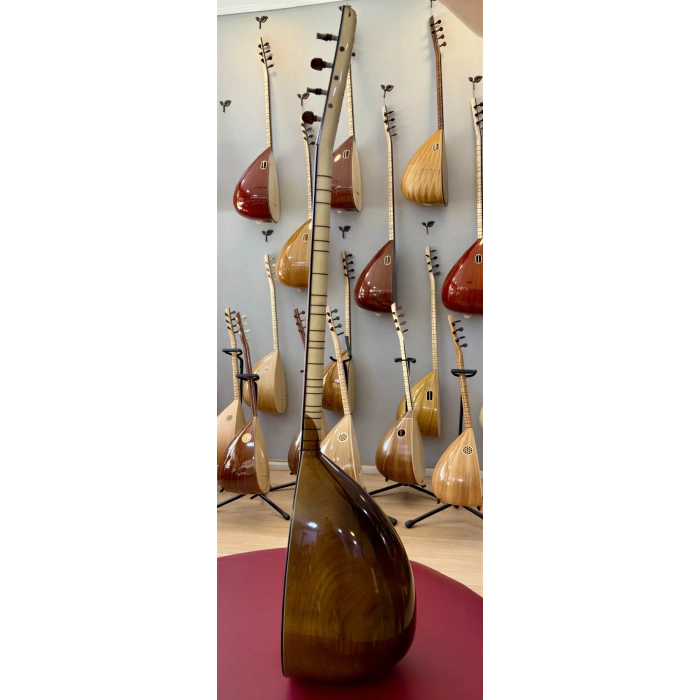 Oyma Dut Bağlama Profesyonel Uzun Sap