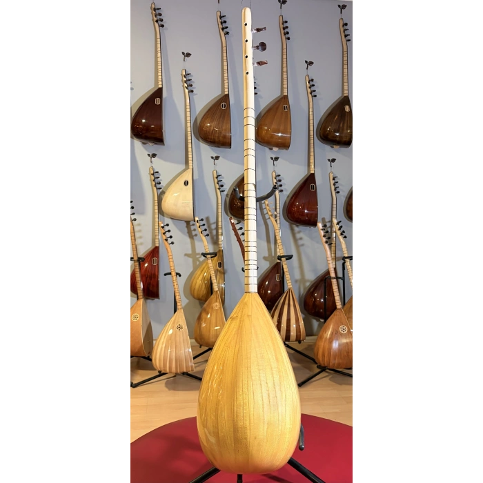 Yaprak Dut Uzun Sap Profesyonel Bağlama