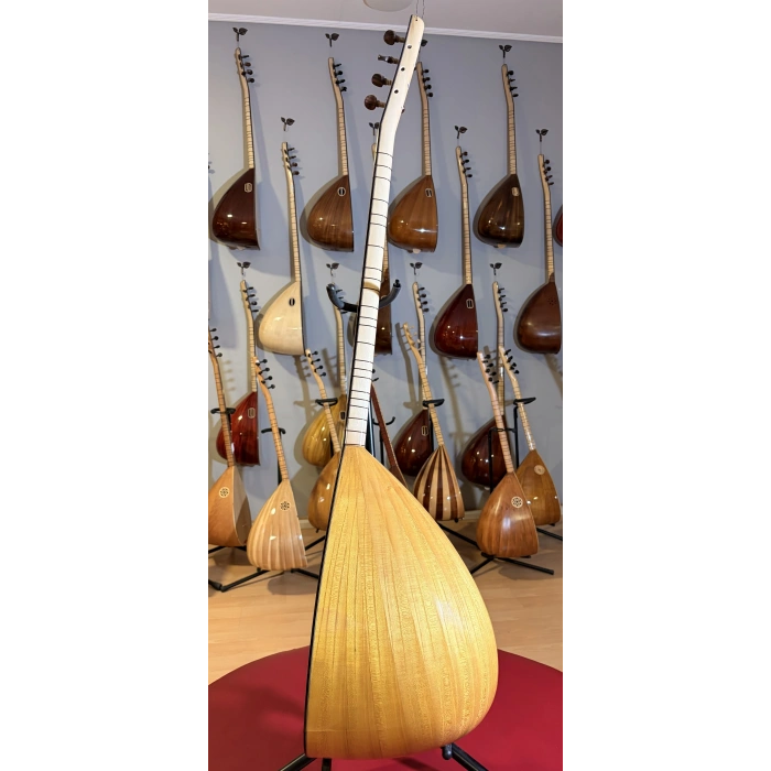 Yaprak Dut Uzun Sap Profesyonel Bağlama