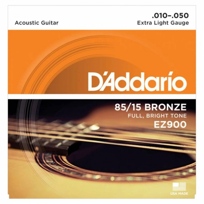 DAddario EZ900 85/15 Bronze Akustik Gitar Teli (10-50)