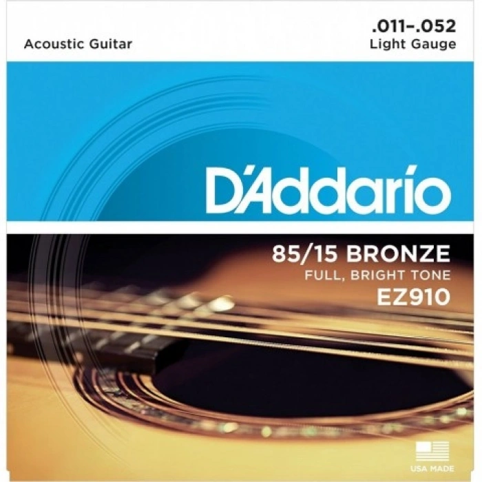 DAddario EZ910 Bronze Akustik Gitar Teli (11-52)
