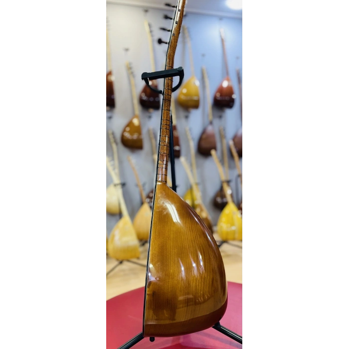 Kısa Sap Oyma Dut Bağlama Profesyonel