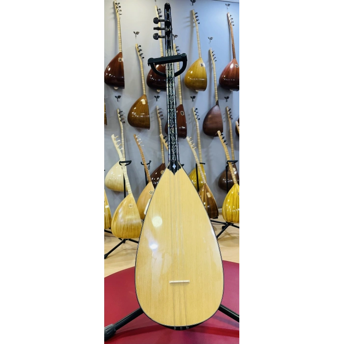 Kısa Sap Oyma Dut Bağlama Profesyonel