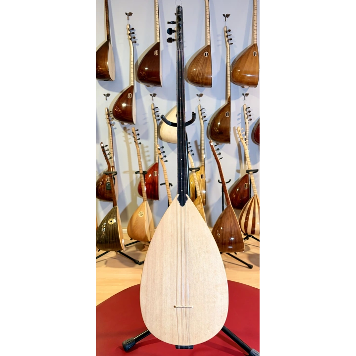 Oyma Dut Uzun Sap Profesyonel Bağlama