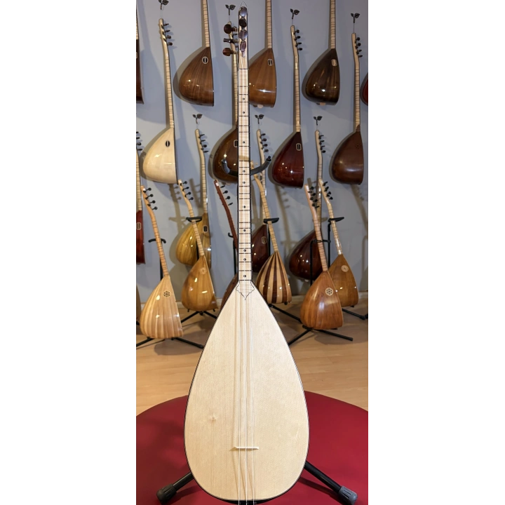 Yaprak Dut Uzun Sap Profesyonel Bağlama