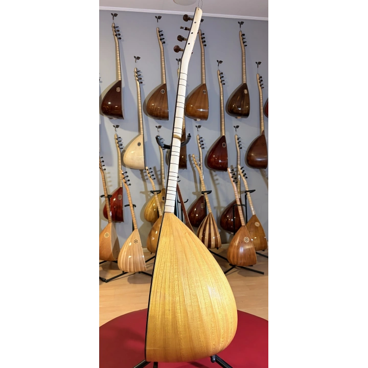 Yaprak Dut Uzun Sap Profesyonel Bağlama