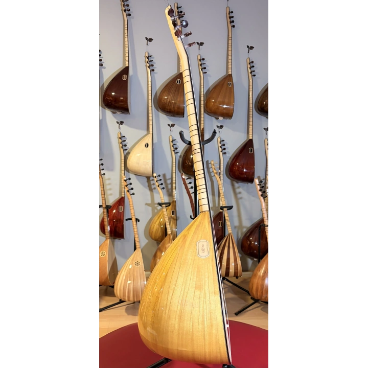 Yaprak Dut Uzun Sap Profesyonel Bağlama