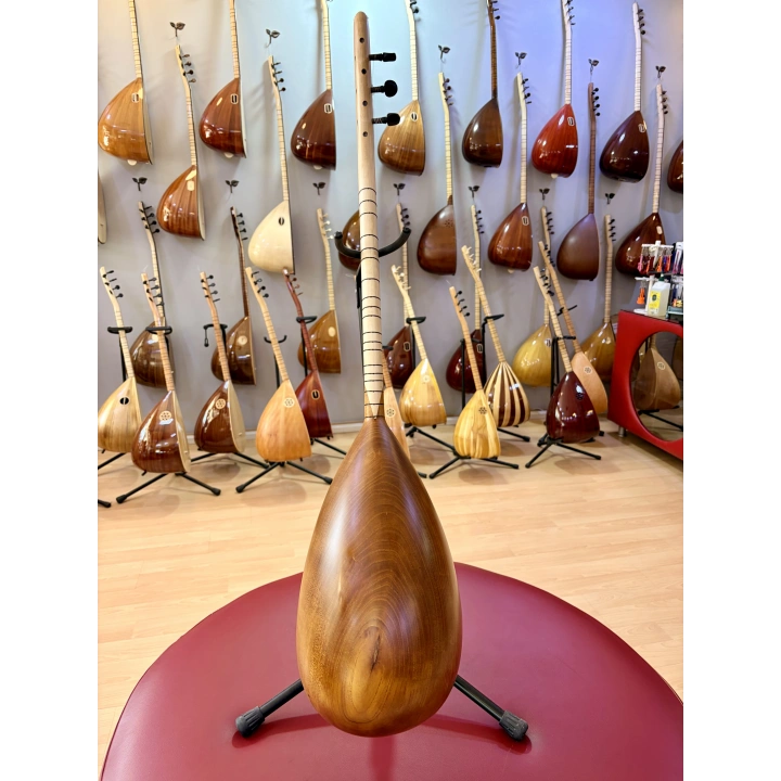 Oyma Dut Kısa Sap Profesyonel Bağlama
