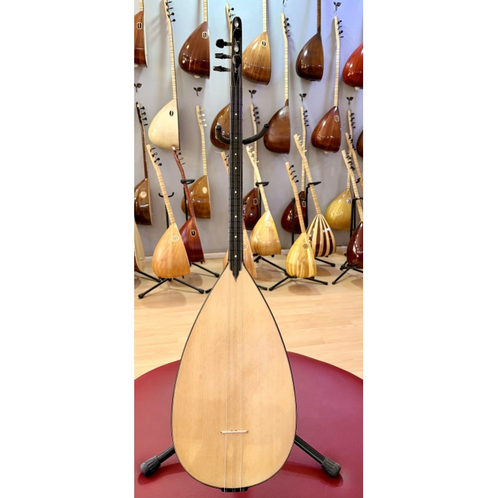 Oyma Dut Kısa Sap Profesyonel Bağlama