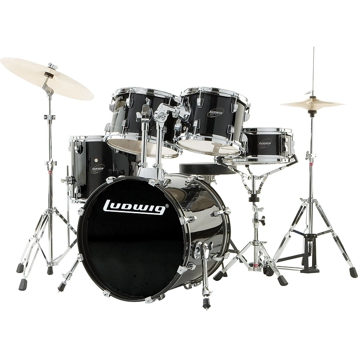 Ludwig Accent CS Combo Exclusive Drumset Black