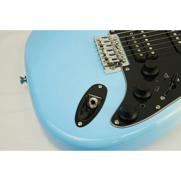 Smiger L-G2-i6 Elektrik Gitar(blue-white)