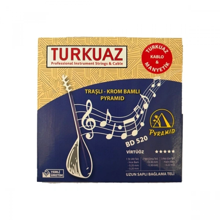 Turkuaz BD520 Bağlama Teli(Uzun Sap)