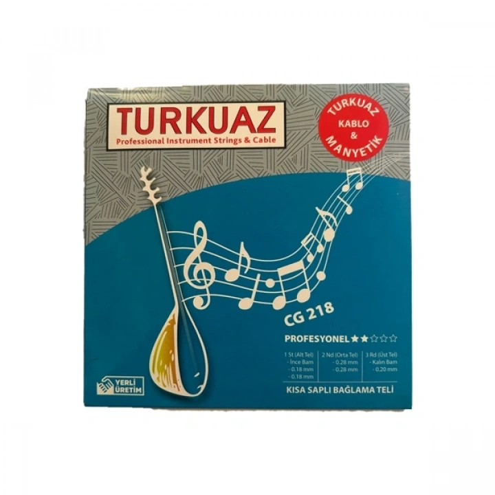Turkuaz CG 218 Bağlama Teli(Kısa Sap)