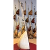 Akmeşe (Kelebek Ağacı) Uzun Sap Profesyonel Bağlama