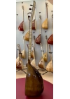 Oyma Dut Bağlama Profesyonel Uzun Sap