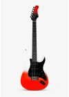 Smiger L-G2-i6 Elektrik Gitar(Red-white)