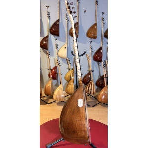 Oyma Dut Uzun Sap Profesyonel Bağlama